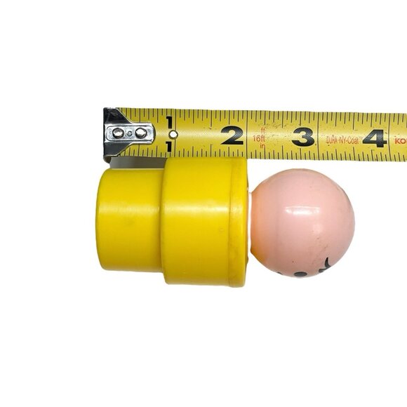 Lot Of 3 1974 Fisher Price Little People Jumbo Yellow Figures 3 1/2" - Picture 9 of 9